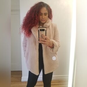 Light pink coat size L